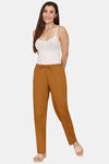 Coucou Woven Pyjama - Tawny Brown — thumbnail 4